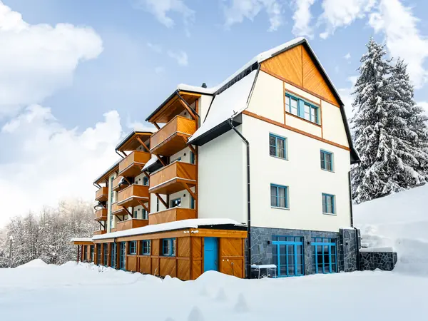 Hotel Edvard v zimě